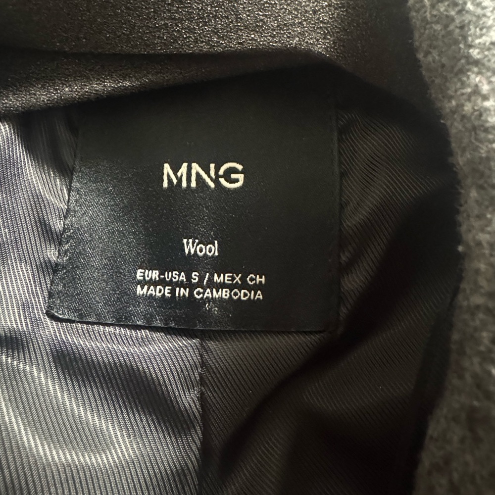 Mango Classic Gray Trench Coat - Picture 5 of 5